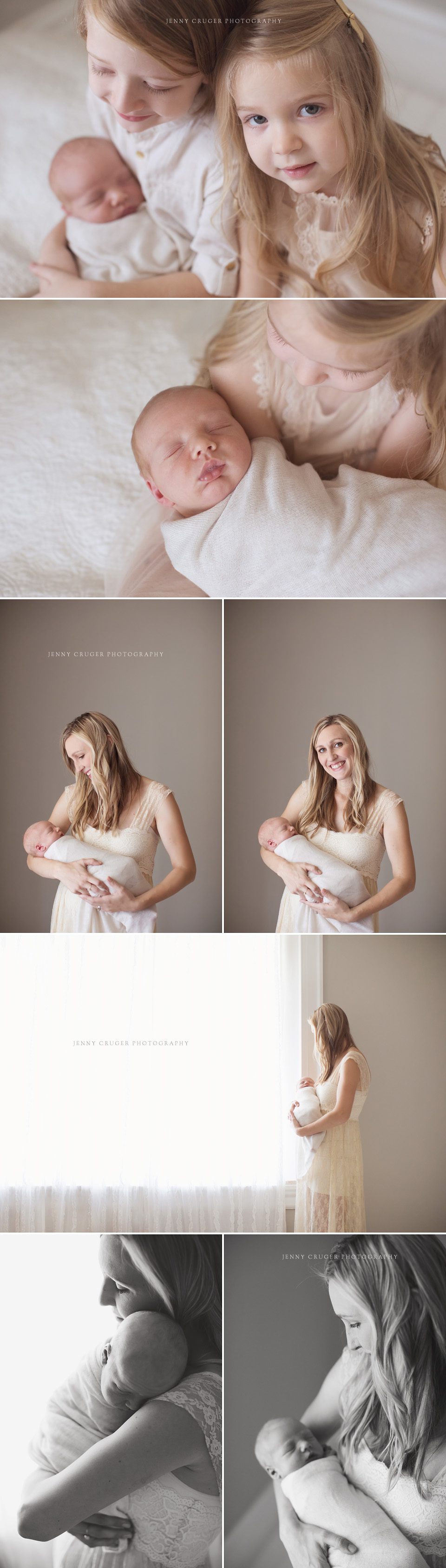 nashville baby photography mom holding newborn 