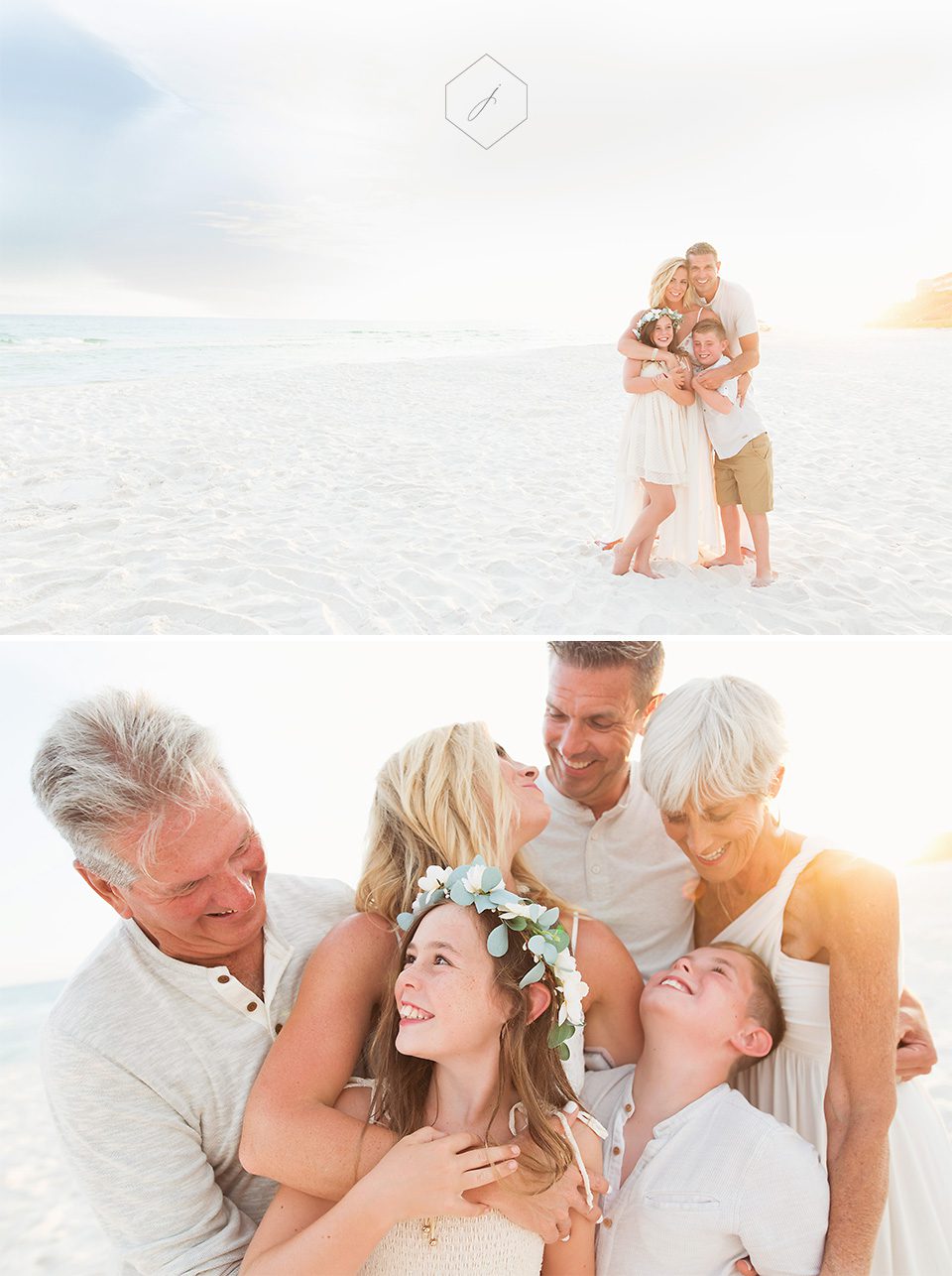 family photography in nashville travels to the beach