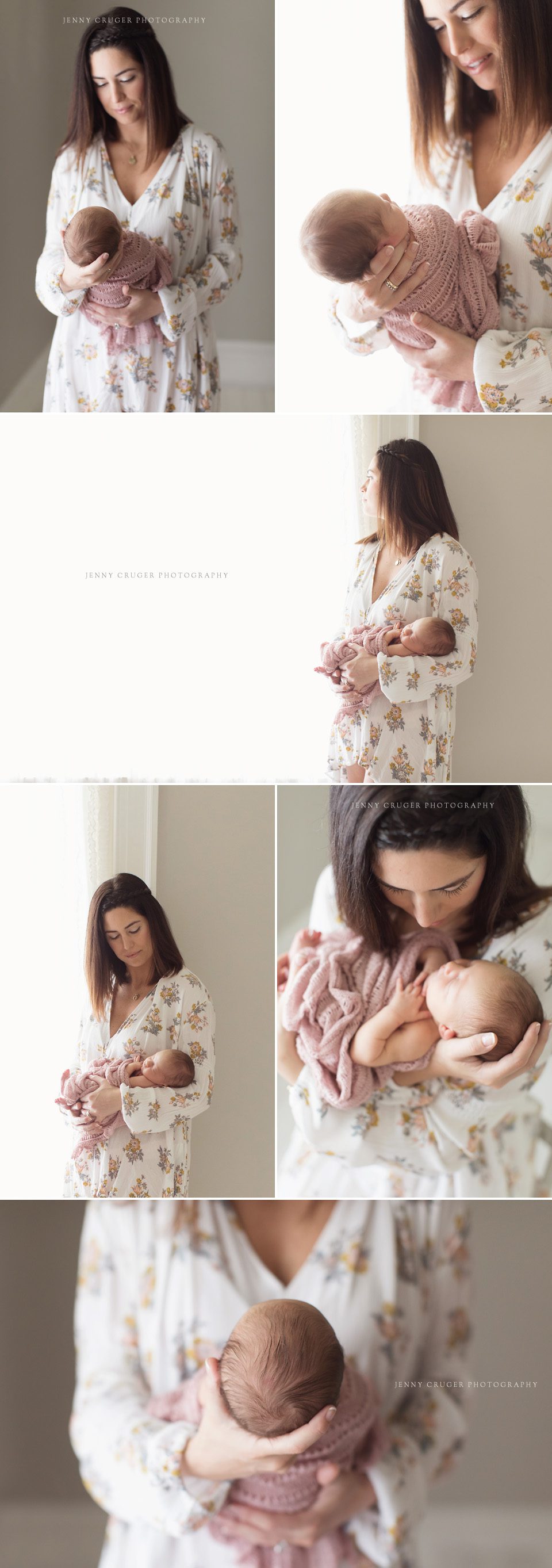 nashville newborn photographers | mom holding newborn baby photos