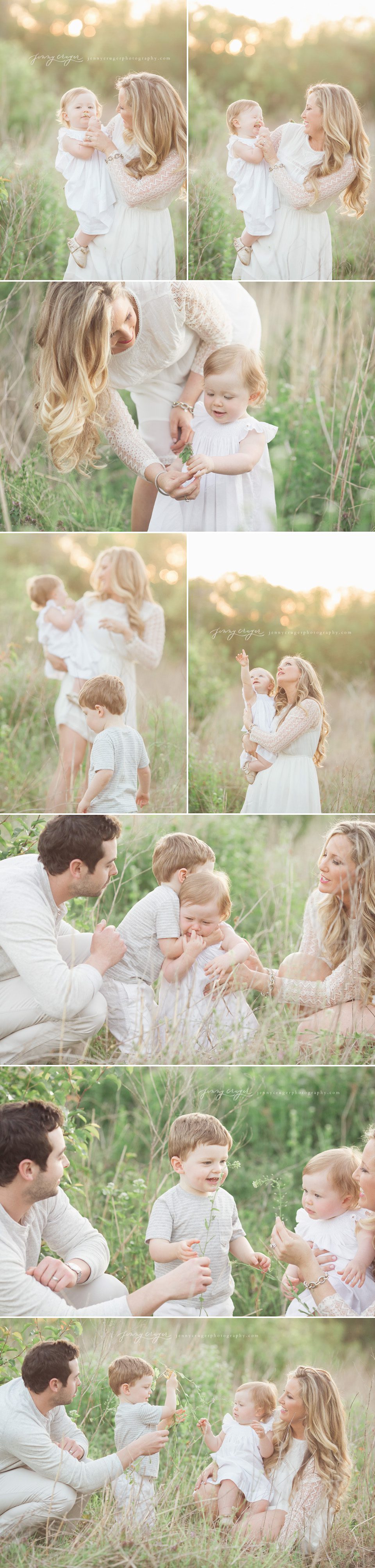 family photos nashville. golden hour field photos