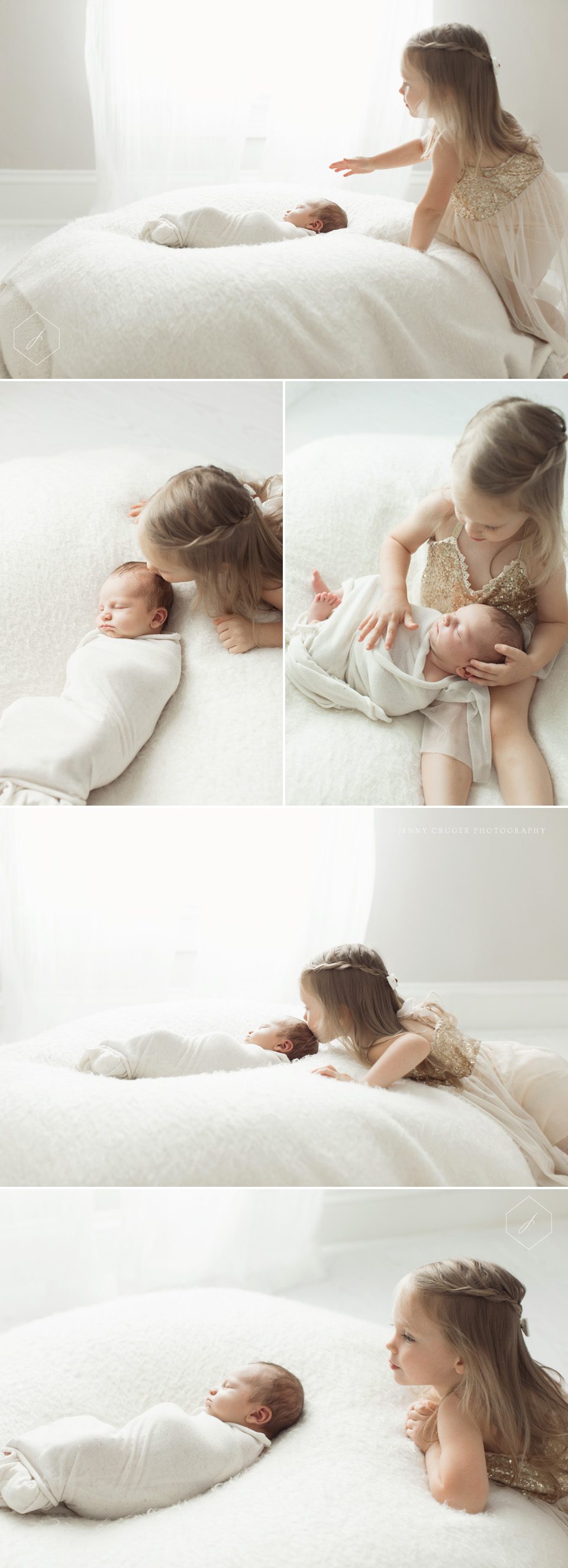 nashville newborn photographers | sibling newborn photos