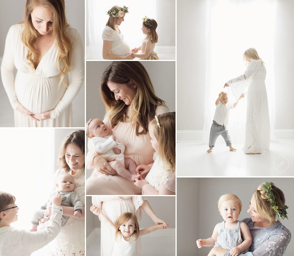 nashville baby photographer . mom and baby studio sessions