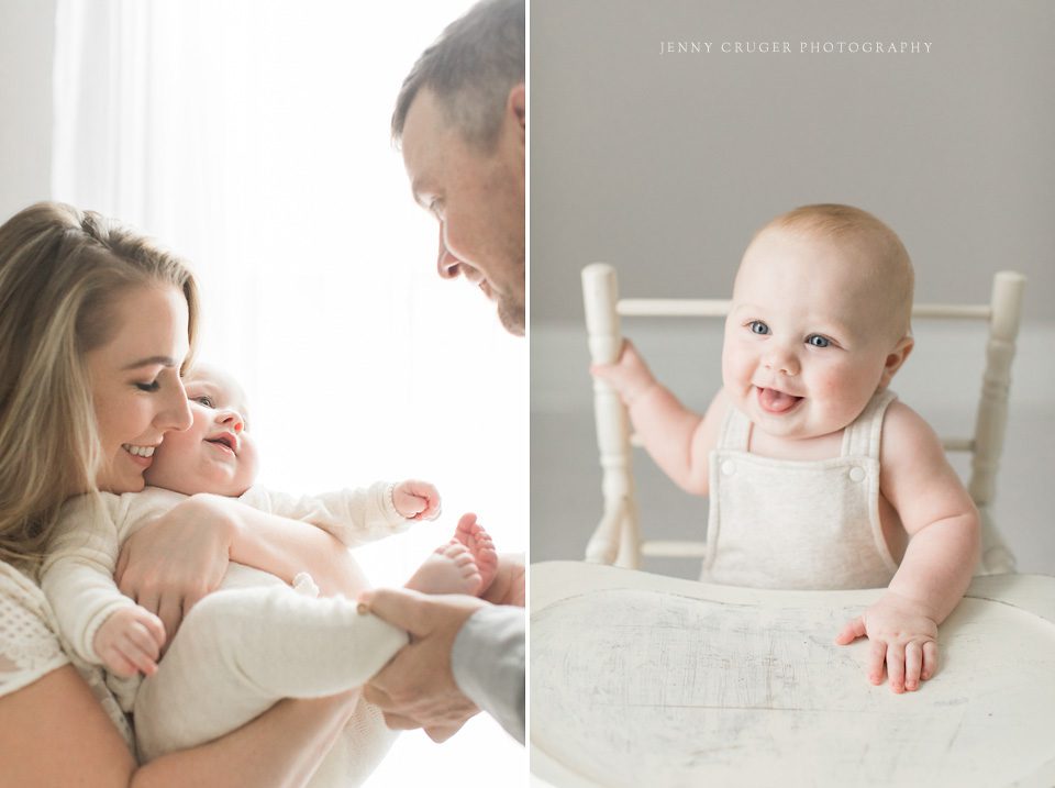 nashville-baby-photographer baby in high chair 