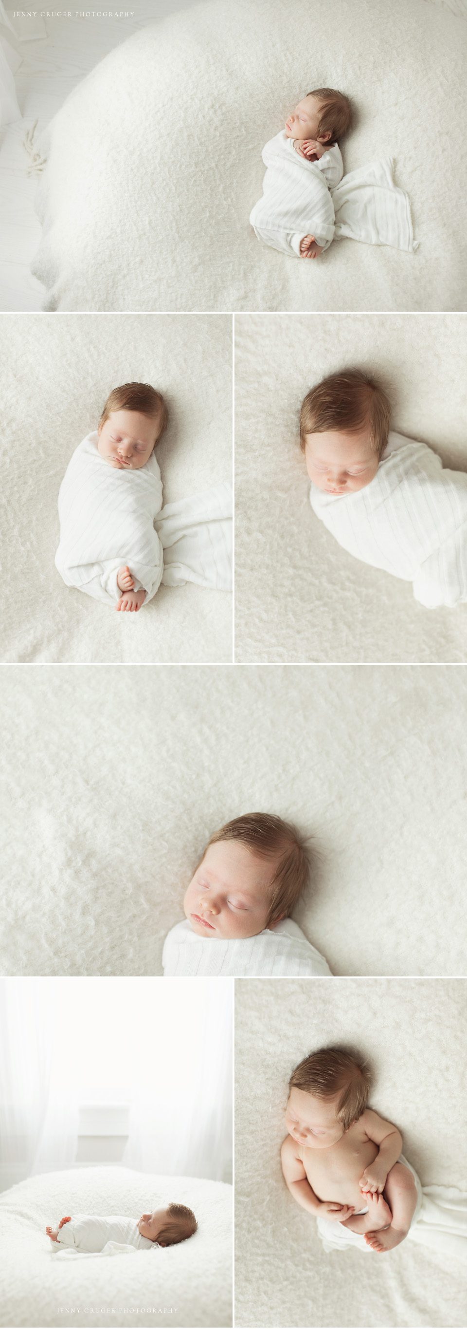 best nashville newborn photographer  simple white newborn pictures