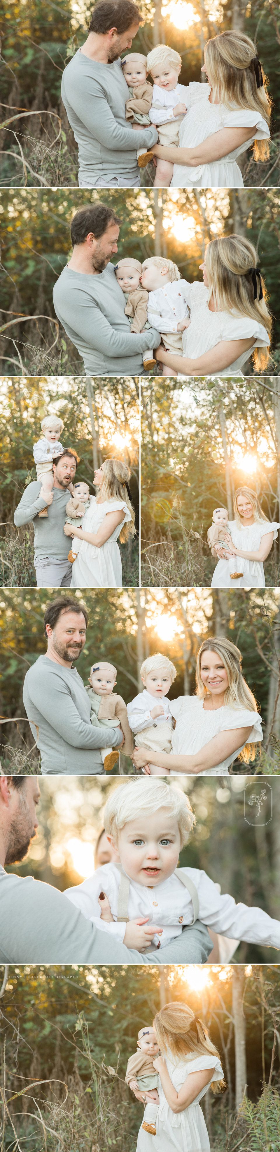 franklin family photographer fall family photos in field 