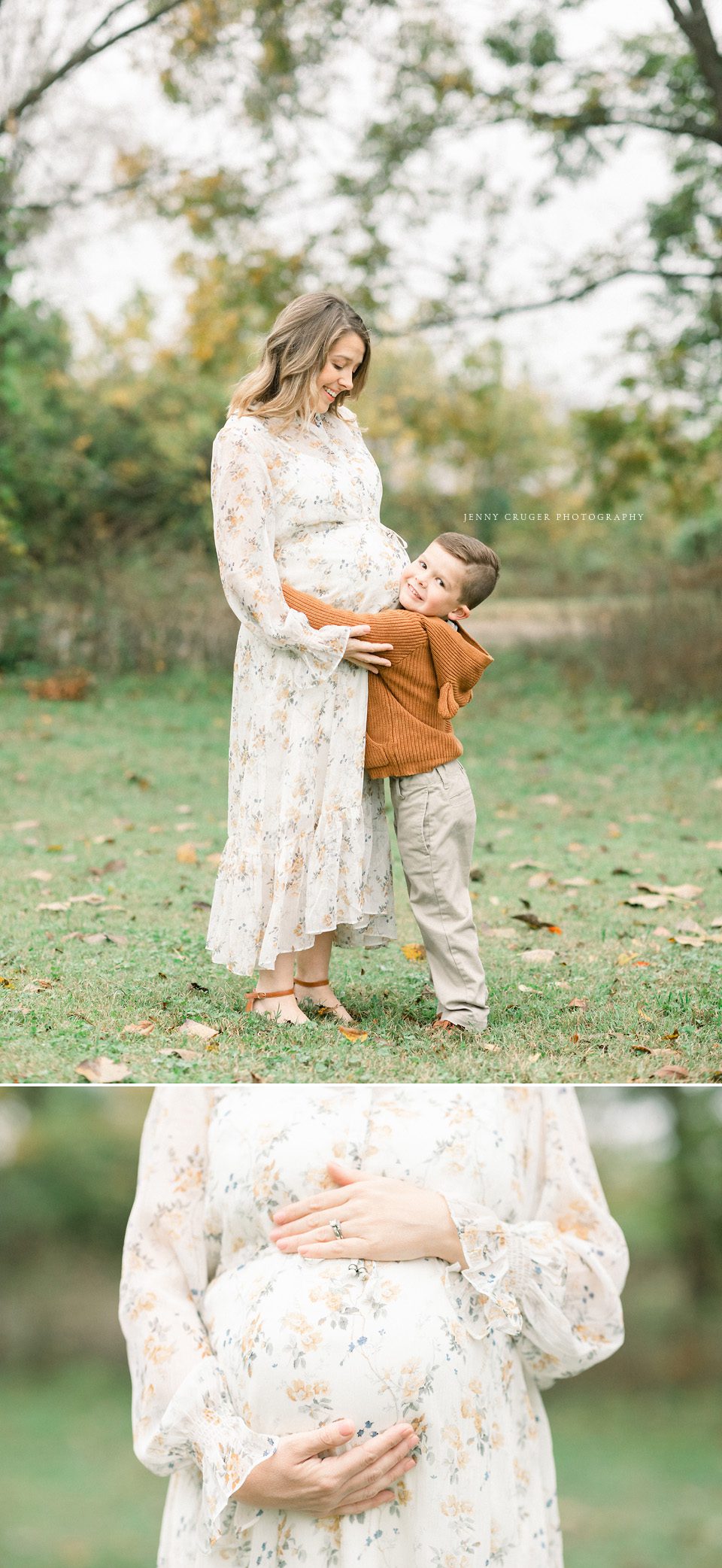 Nashville Outdoor Maternity Photography  Fall maternity session outside 