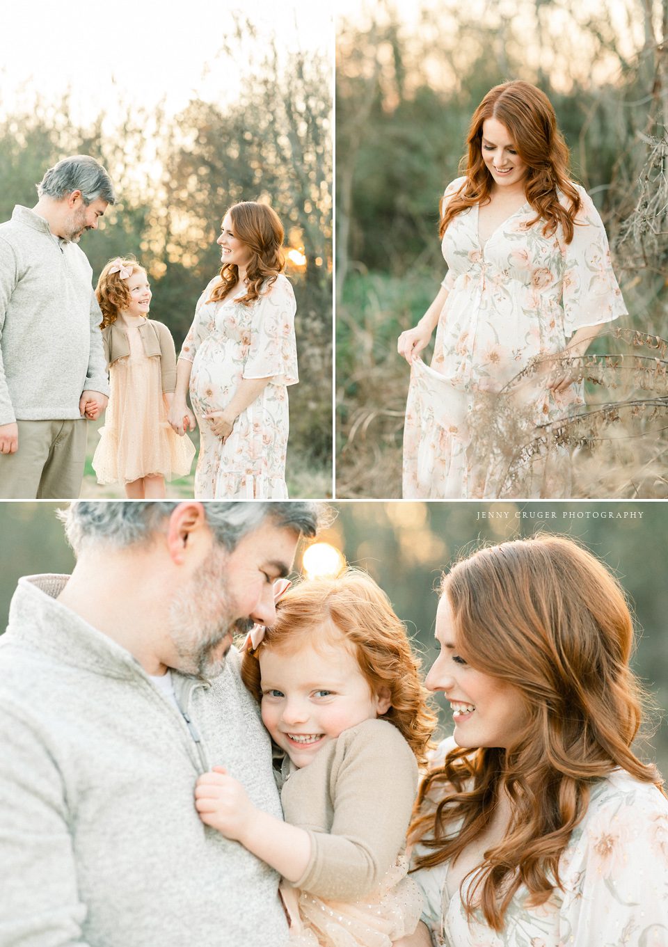 nashville family maternity photographer outdoor field family session