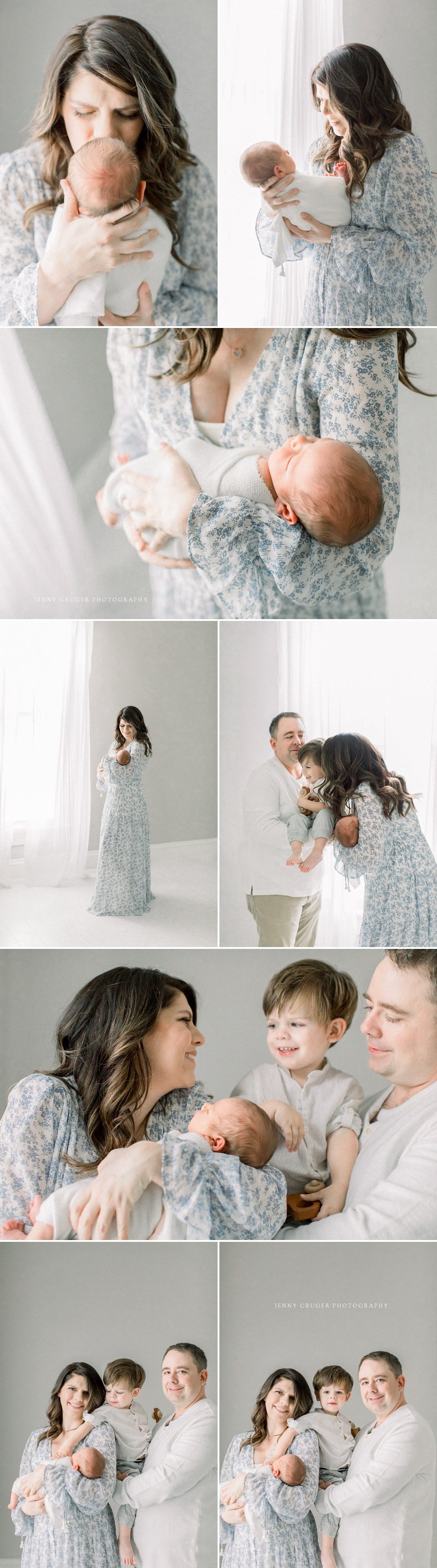 natural white and blue newborn images