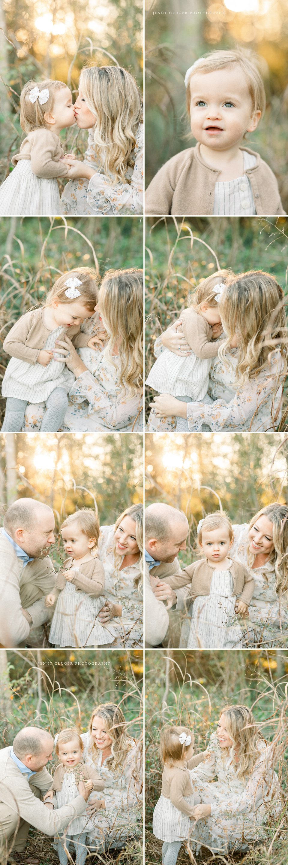 Nashville Family Photography in fall field