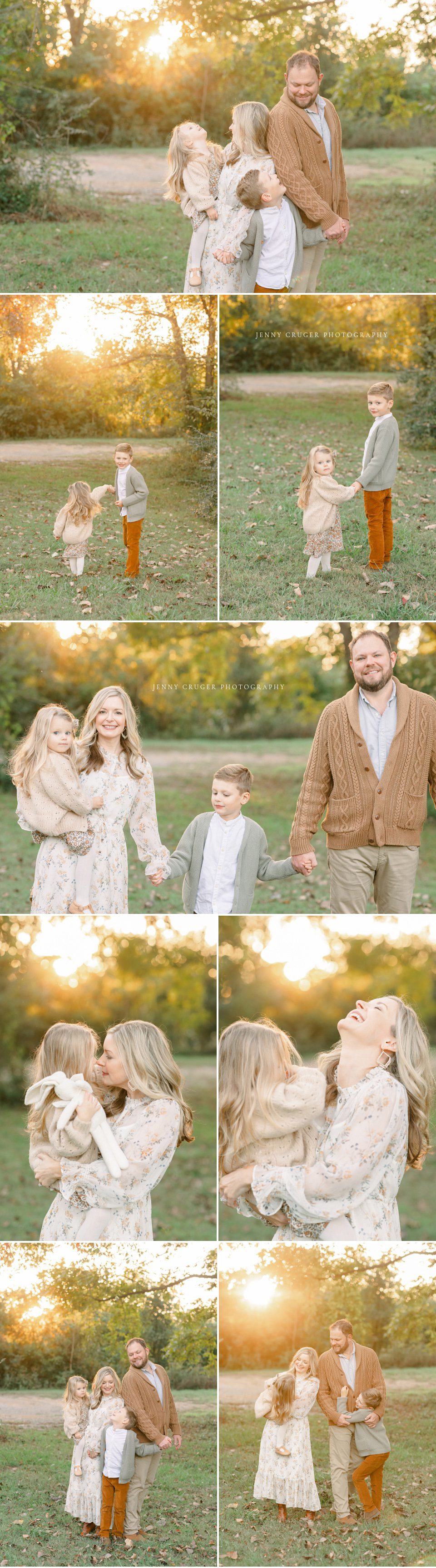 what to wear for sunset field family photos 