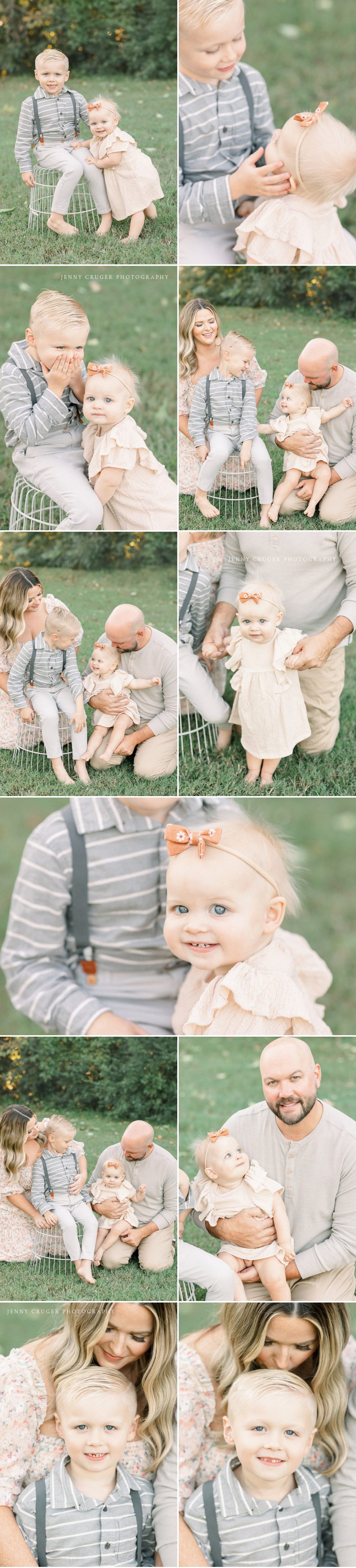 best nashville family sessions at sunset