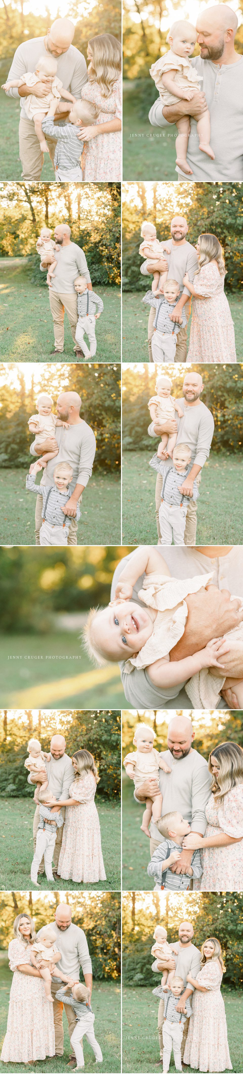 little kids in field best family sessions