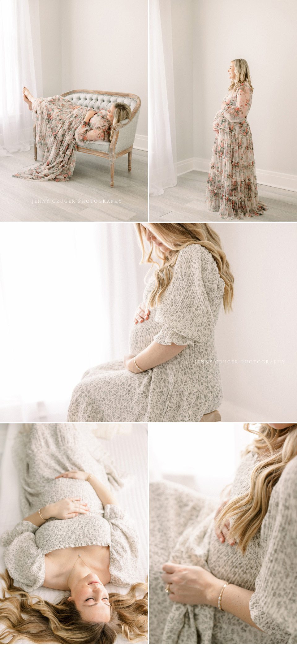 best simple studio maternity pictures