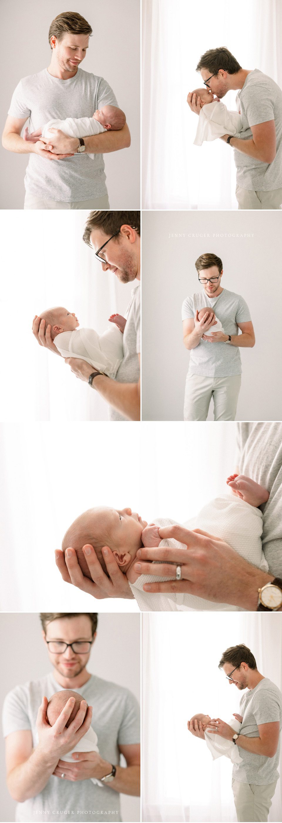 best dad and baby natural newborn photos