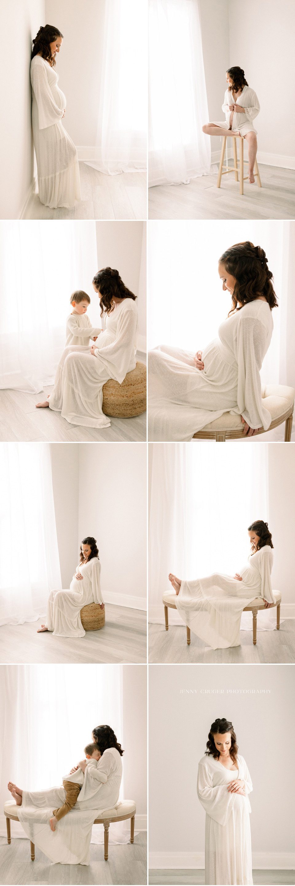 franklin simple natural light studio maternity pictures