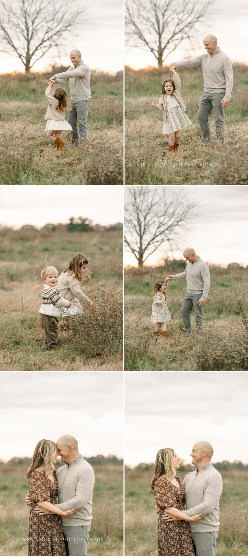 Fall overcast family session