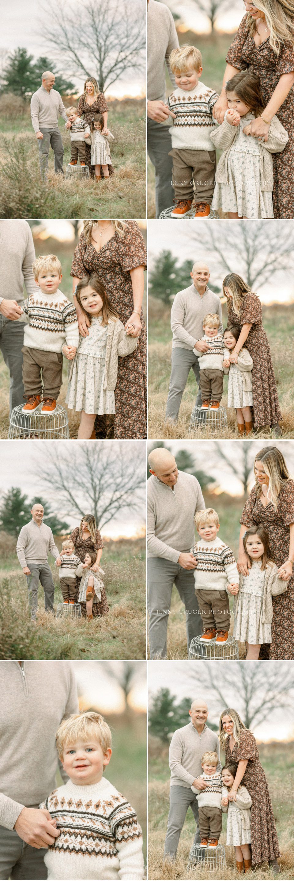 best wardrobe for Fall family photos
